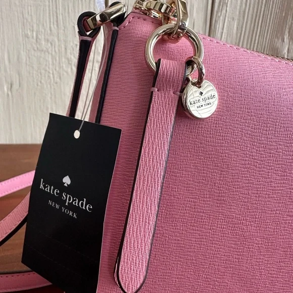 Kate Spade Ginnie Crossbody Grapefruit Soda Pink - Picture 4 of 9